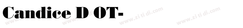 Candice D OT字体转换